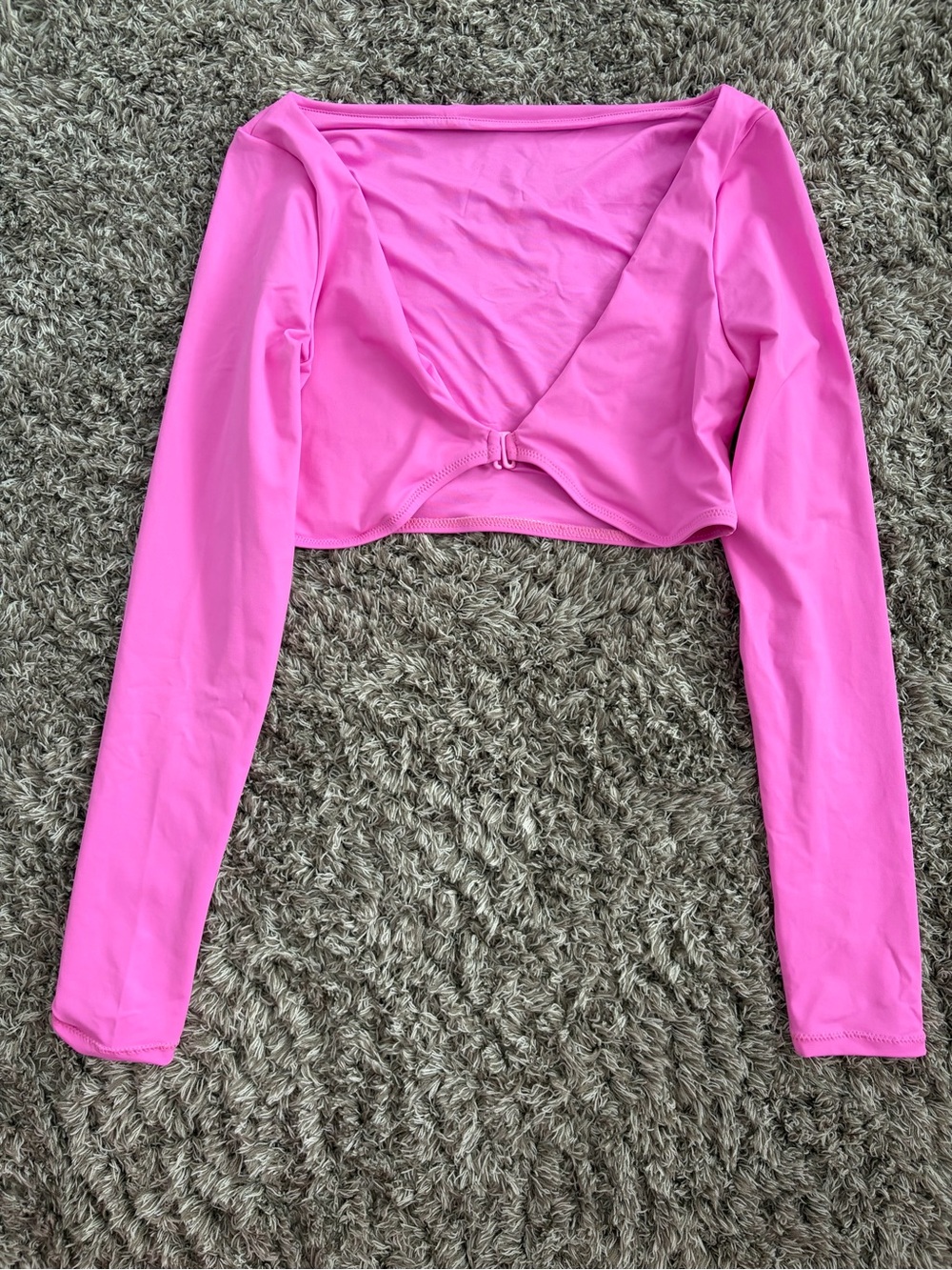 SKIMS long sleeve bathing suit top